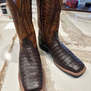 Men’s Camen Alligator Underbelly Ariat boots